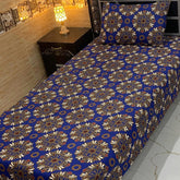 4 Pieces Crystal Cotton Single Pair Bedsheet  SB 521